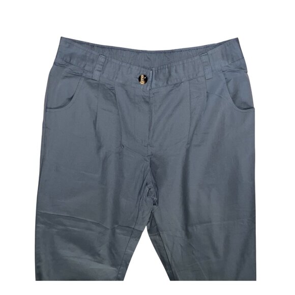 Halara Mid Rise Button Zipper Side Pocket Casual Cotton Joggers Sz Large Womens - Picture 6 of 13